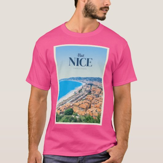 ニースを訪れる Tシャツ (正面)