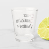 ニースウィスキーいけなサンタ・クリスマスリスト ショットグラス (裏面)