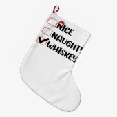 ニースウィスキーいけなサンタ・クリスマスリスト ラージクリスマスストッキング (正面 (吊り時))