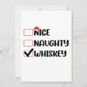 ニースウィスキーいけなサンタ・クリスマスリスト 招待状 (正面)