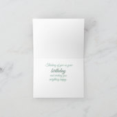 ニースウォーターカラー誕生日カード カード (内部)