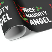 ニースエンジェルいけなクリスマスリストホリデーファミリー ラッピングペーパー (ロールコーナー)