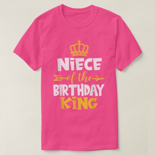 ニースオブザ誕生日キングデイアイディアフォーアンクル Tシャツ (デザイン正面)