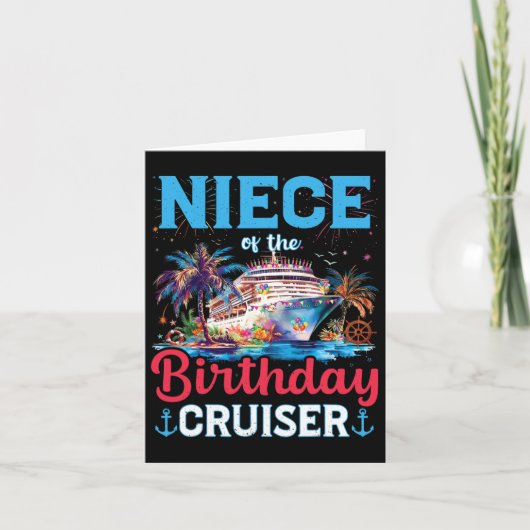 ニースオブザ誕生日クルーズクおもしろいルーズアザ カード (正面)