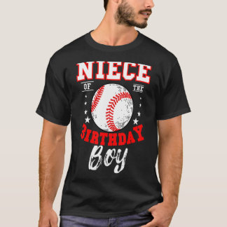ニースオブ誕生日ボーイズベースボールテーマバイデーチェレ Tシャツ