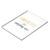 ニースカボチャスパイスおよびすべて ノートブック (左側)