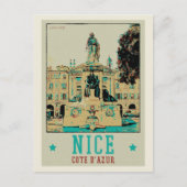 ニースガリバルディスクエアフランスポストカード ポストカード (正面)