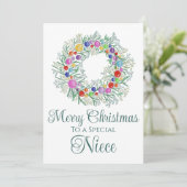 ニースクリカラフルスマスリース シーズンカード (スタンド正面)