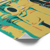 ニースコートダジュールイラストレーションフランス ポスター (角)