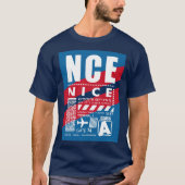 ニースコートダジュール空港 Tシャツ (正面)