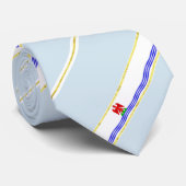 ニースストライプの国旗 ネクタイ (ロール)