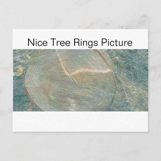 ニースツリーリングや輪写真 ポストカード (正面)