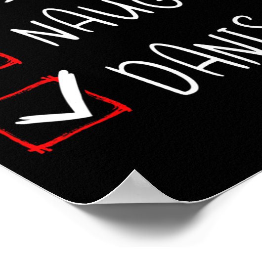 ニースデンマークいけなクリスマスデンマーク伝統ルオ ポスター (角)