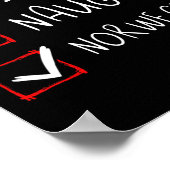 ニースノルウェーいけなクリスマスノルウェー伝統R ポスター (角)