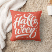 ニースハッピーハローウィンタイポグラフィ クッション (ブランケット)