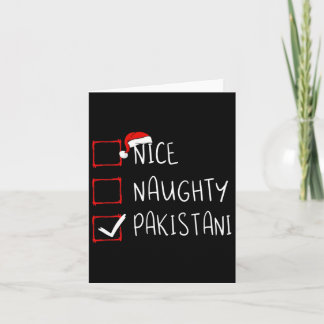 ニースパキいけなスタンクリスマスパキスタン伝統 カード