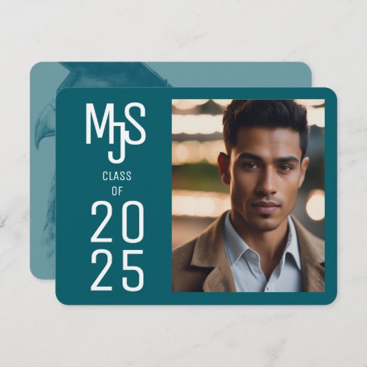 ニースフォト卒業招待状 招待状 (正面/裏面)