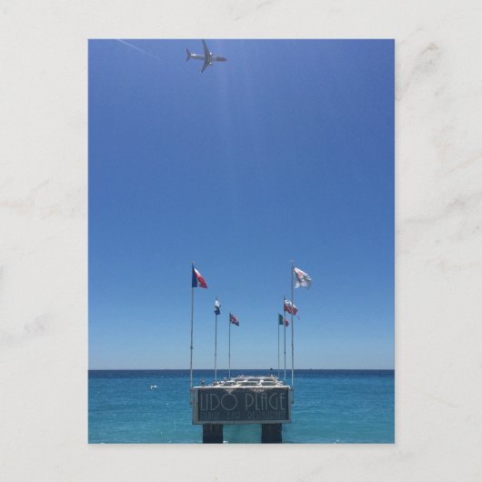 ニースフラフランスのンスはがきのリビエラの景色 ポストカード (正面)