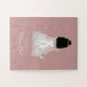 ニースフラワーガールジュニアブリデスメイド甘い提案 ジグソーパズル (横)