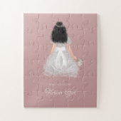 ニースフラワーガールジュニアブリデスメイド甘い提案 ジグソーパズル (縦)