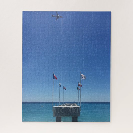 ニースフランスのフランスのリビエラの見解 ジグソーパズル (縦)