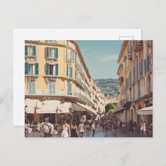 ニースフランスはがき シーズンポストカード (正面/裏面)