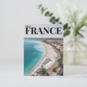 ニースフランスビーチ ポストカード (スタンド正面)