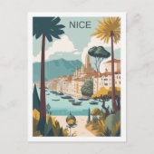 ニースフランスフェスティバルトラベルプレイス ポストカード (正面)