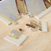 ニースフランスリヴィエラヴィンテージトラベルポスター ジグソーパズル (側面)