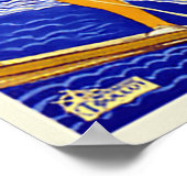 ニースフランスリヴィエラヴィンテージ旅行ポスター ポスター (角)