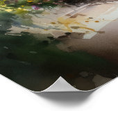 ニースフランス水彩風景アートプリントポスター ポスター (角)