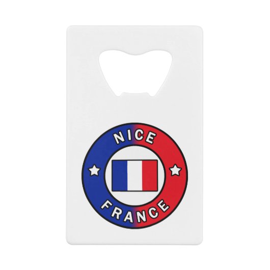 ニースフランス クレジットカード栓抜き (正面)