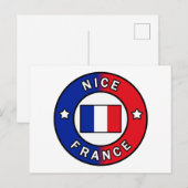 ニースフランス ポストカード (正面/裏面)