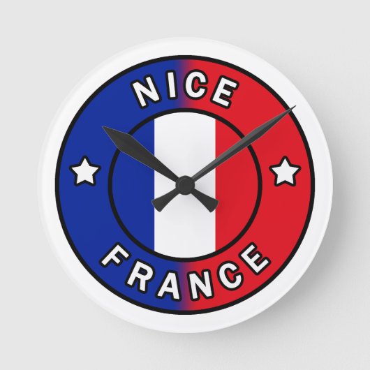 ニースフランス ラウンド壁時計 (正面)