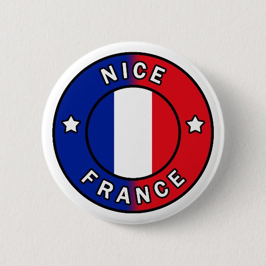 ニースフランス 缶バッジ (正面)