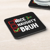 ニースブいけなルサンタのクリスマスリスト コースター (左側)