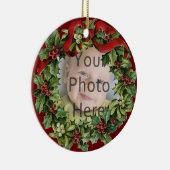 ニースホリーリースベビー初めてのクリスマスオーナメント セラミックオーナメント (右)