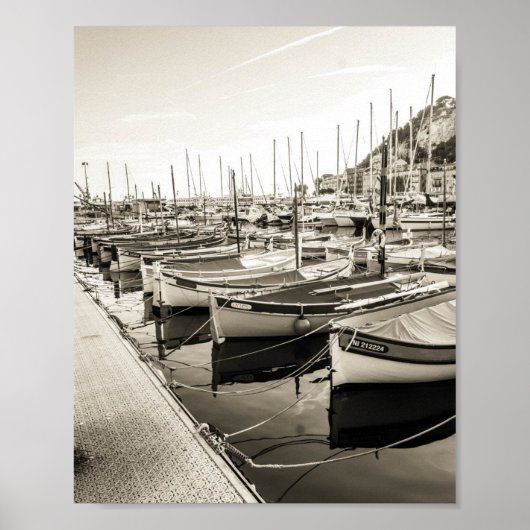 ニースポートのヴィンテージ写真 ポスター (正面)
