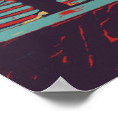 ニースマセナスクエアイラストレーションフランス ポスター (角)