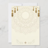 ニースムスリム結婚式招待状 招待状 (裏面)