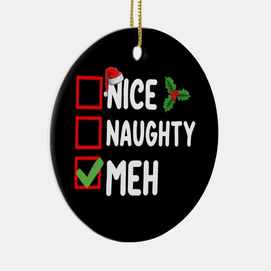 ニースメいけなスおもしろいクリスリスト セラミックオーナメント (右)