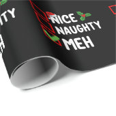 ニースメいけなスおもしろいクリスリスト ラッピングペーパー (ロールコーナー)