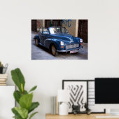 ニースモリスマイナーコンバーチブルツーラー ポスター (ホームオフィス)