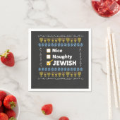 ニースユダヤいけな人ハヌッカ醜いセーター スタンダードカクテルナプキン (インサイチュ)