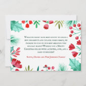 ニースリスト2ネコ写真クリスマスウォーター色 シーズンカード (裏面)