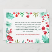 ニースリスト2ネコ写真クリスマスウォーター色 シーズンカード (裏面)