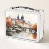 ニースヴィンテージ旧市街プラハ メタルランチボックス (裏面)