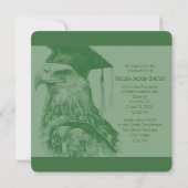 ニース写真卒業招待状日付の保存 セーブザデート (裏面)