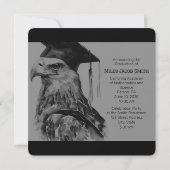 ニース写真卒業招待状日付の保存 セーブザデート (裏面)