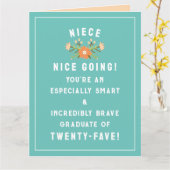 ニース卒業2025 カード (黄色い花)